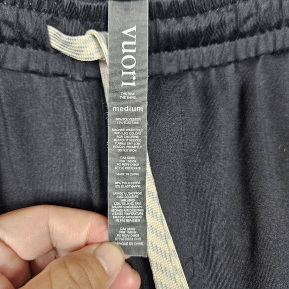 Vuori Dark Navy Blue Sunday Performance Stretch Gym Jogger Men's Size M - Picture 9 of 10